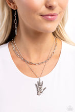 Load image into Gallery viewer, Giving a Hand - Silver