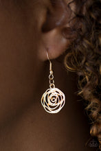 Load image into Gallery viewer, Rosy Rosette - Gold