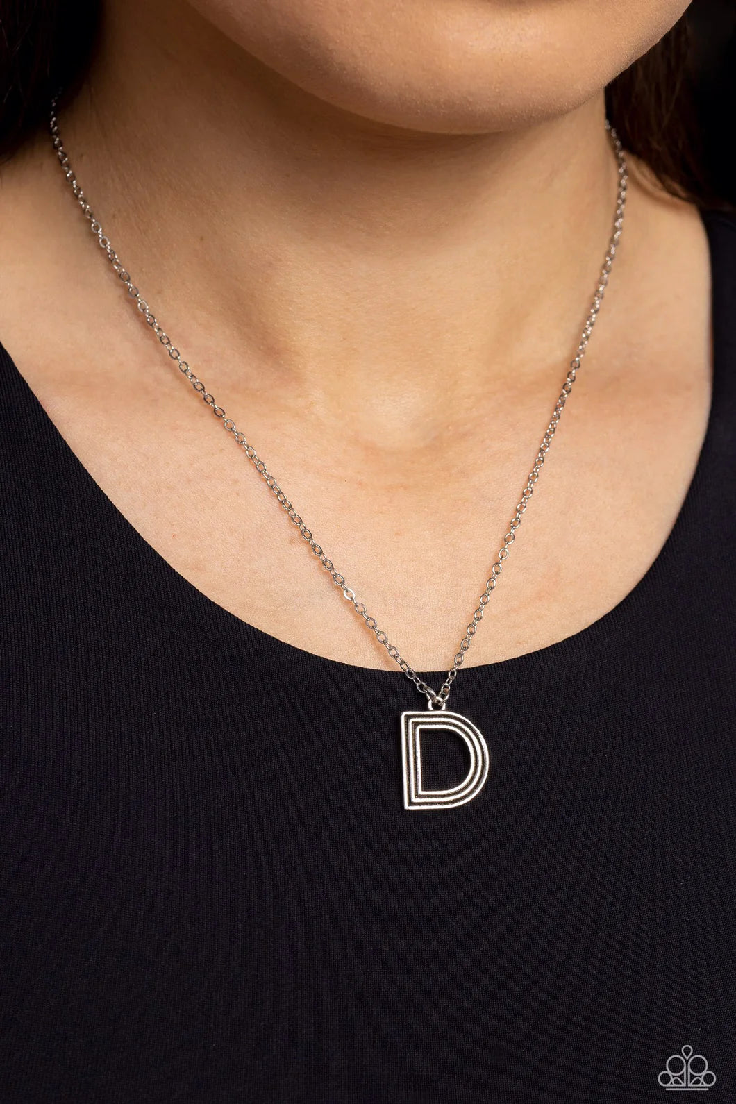 Leave Your Initials - D - Silver