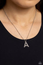 Load image into Gallery viewer, Leave Your Initials - A - Silver
