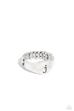 Load image into Gallery viewer, Monogram Memento - Silver - J (R884)
