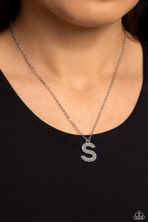 Leave Your Initials - S - Silver