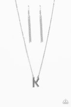 Load image into Gallery viewer, Leave Your Initials - K - Silver
