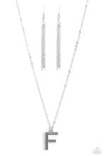 Load image into Gallery viewer, Leave Your Initials - F - Silver
