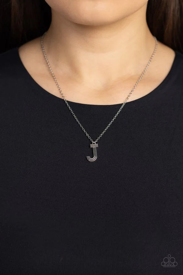 Leave Your Initials - J - Silver