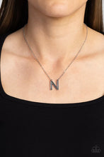 Load image into Gallery viewer, Leave Your Initials - N - Silver
