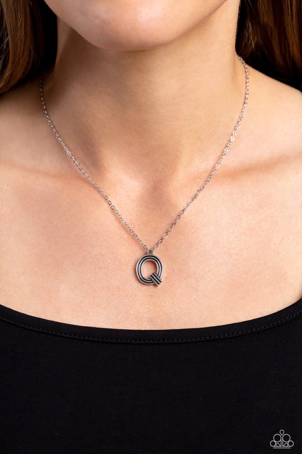 Leave Your Initials - Q - Silver