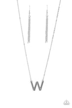 Load image into Gallery viewer, Leave Your Initials - W - Silver
