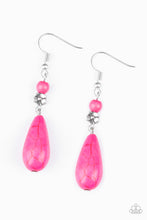 Load image into Gallery viewer, Sandstone Sunflowers - Pink Earring
