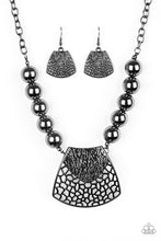 Load image into Gallery viewer, Large and In Charge - Black Necklace
