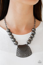 Load image into Gallery viewer, Large and In Charge - Black Necklace
