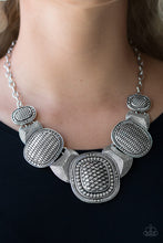 Load image into Gallery viewer, Prehistoric Powerhouse - Silver Necklace

