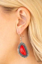 Load image into Gallery viewer, Santa Fe Soul - Red Earring
